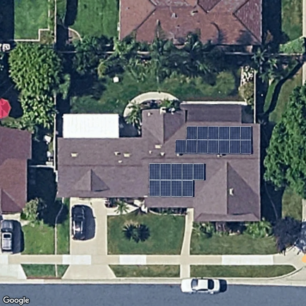 After — visualization of your roof with the system installed